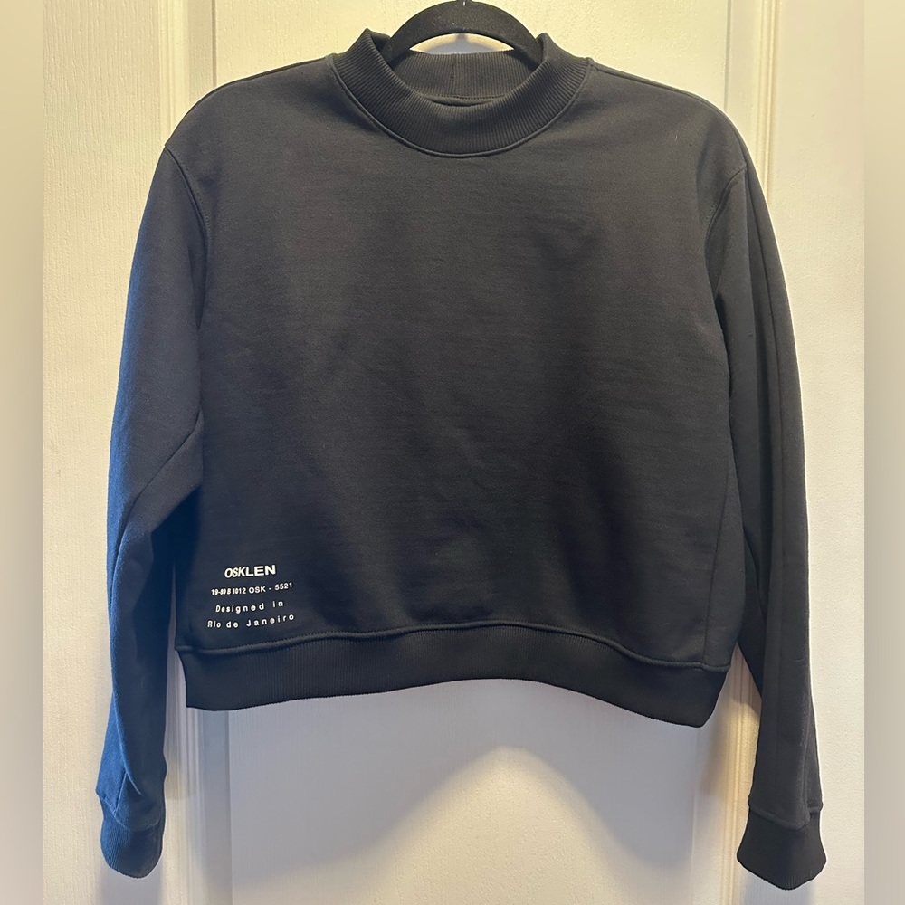 Osklen Logo-print Cropped Sweatshirt, Medium